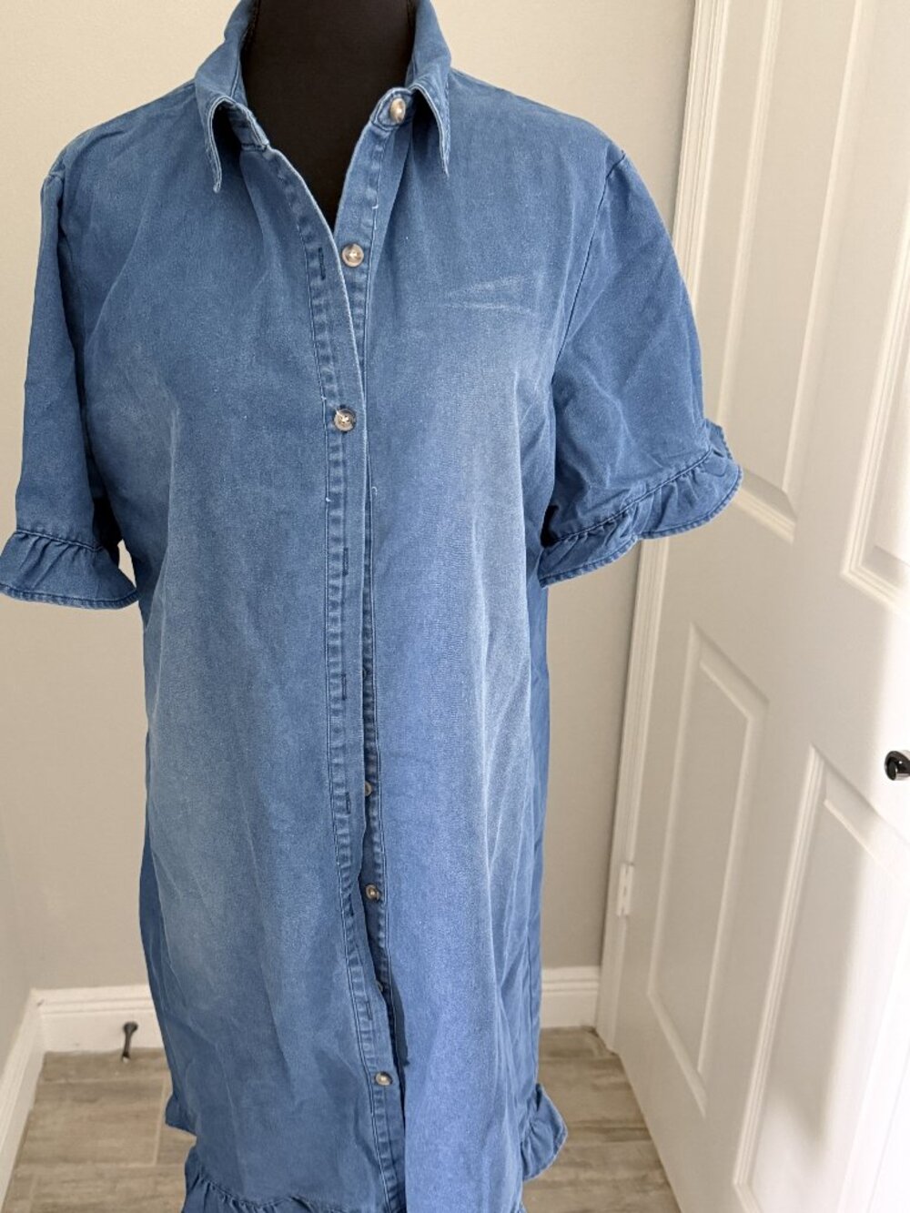 Denim Jean Dress-XL